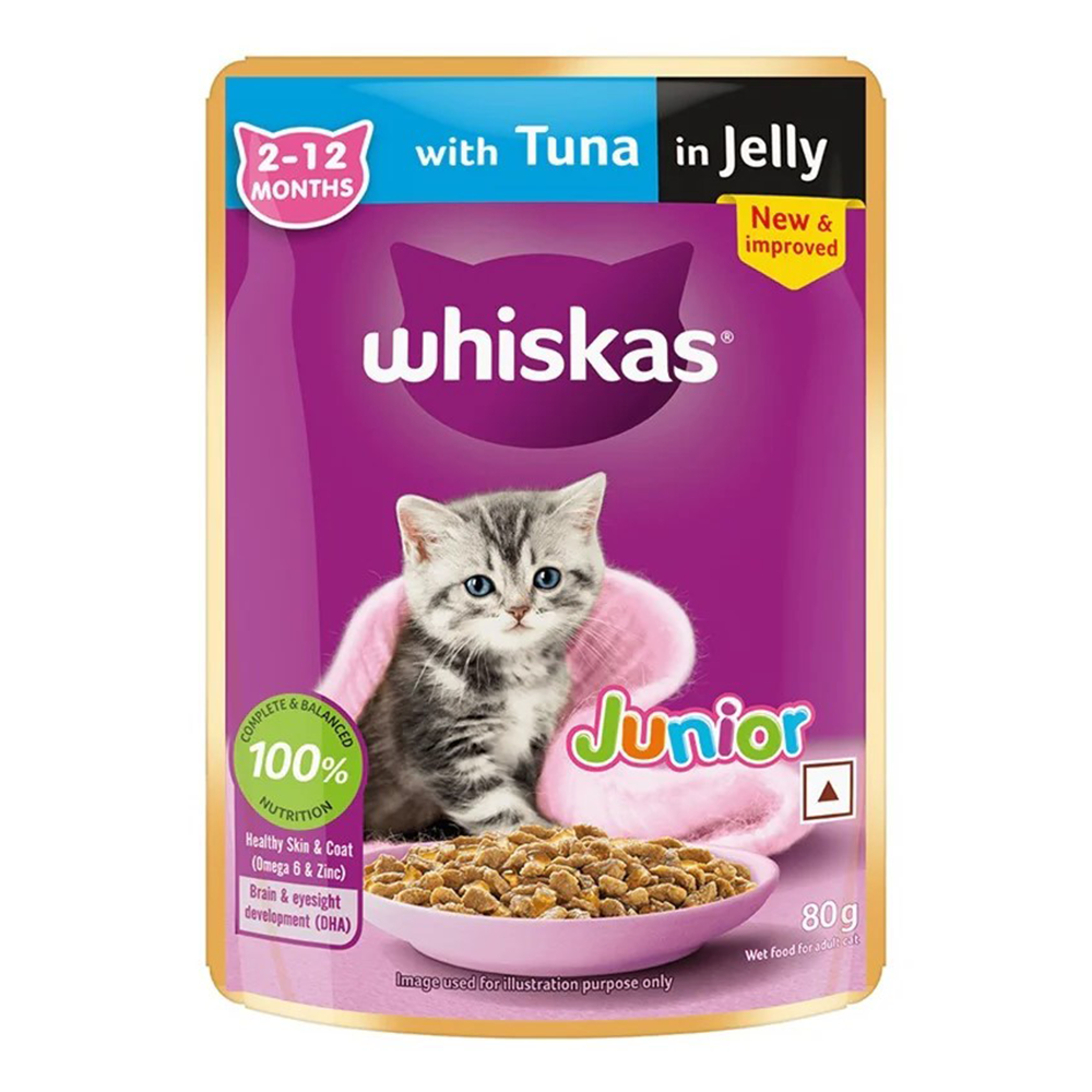 Whiskas Tuna in Jelly Kitten Wet Food