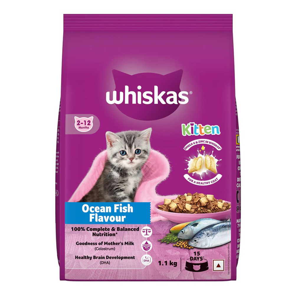 Whiskas Ocean Fish Kitten Dry Food