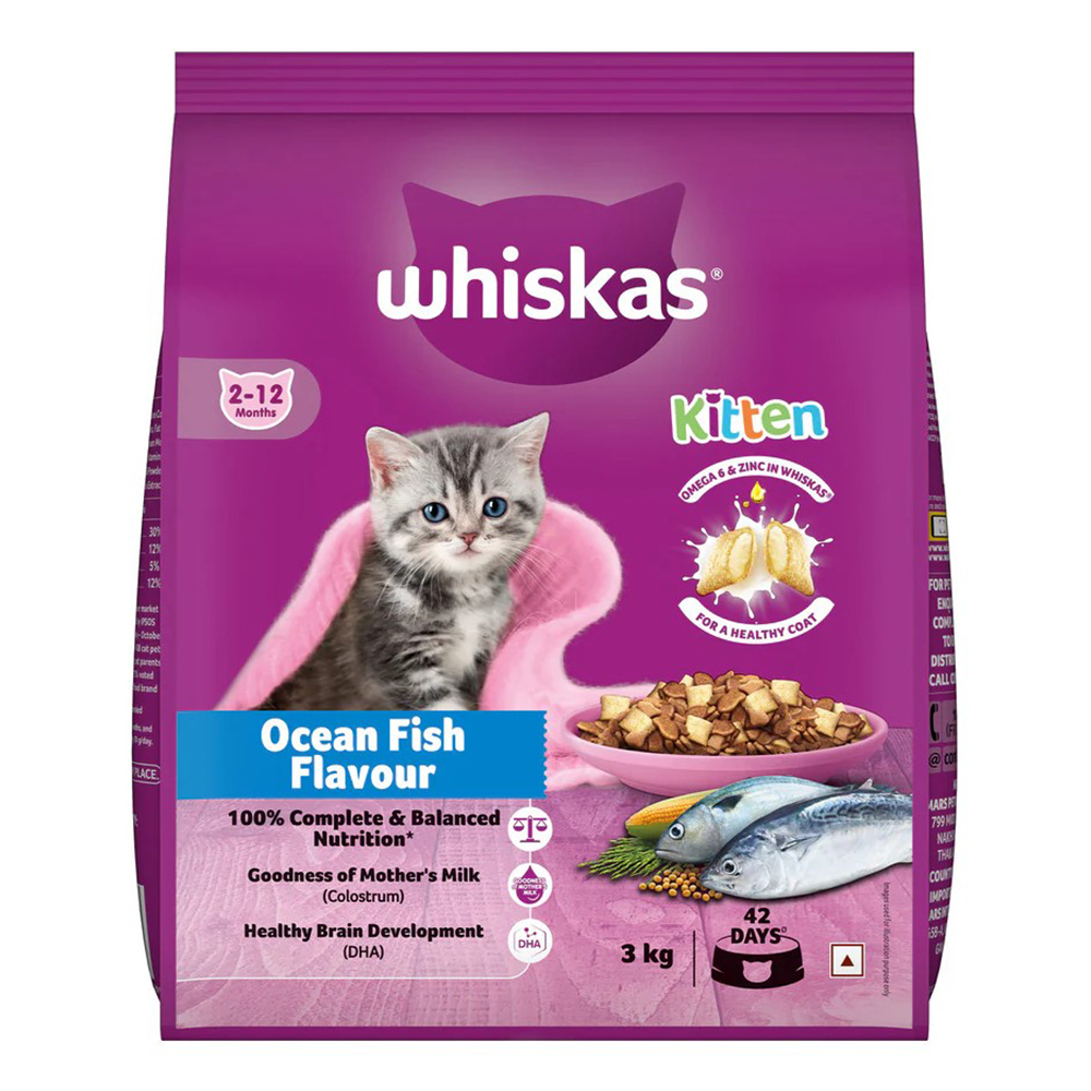 Whiskas Ocean Fish Kitten Dry Food