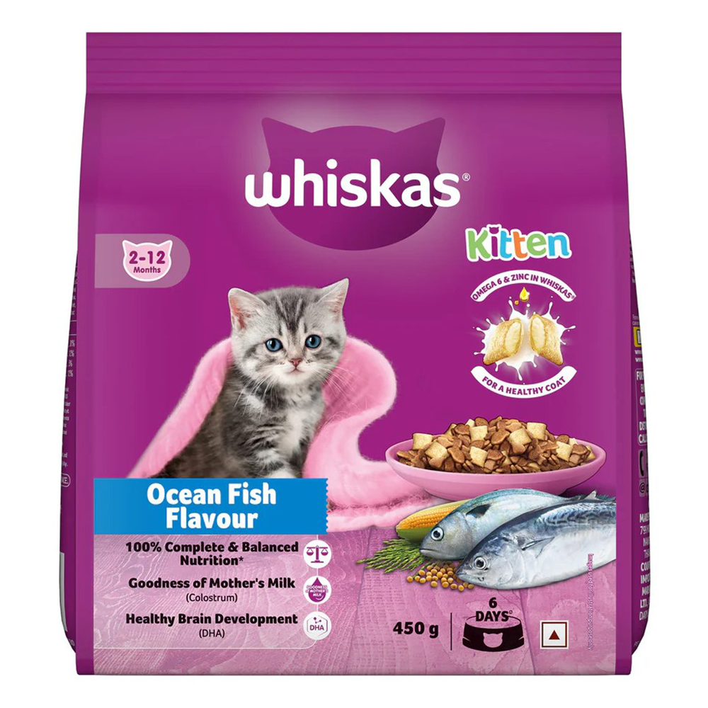 Whiskas Ocean Fish Kitten Dry Food
