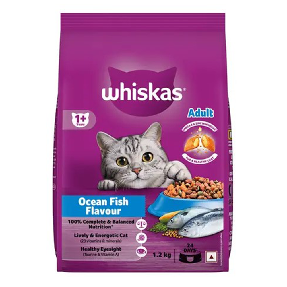 Whiskas Ocean Fish Adult Cat Dry Food
