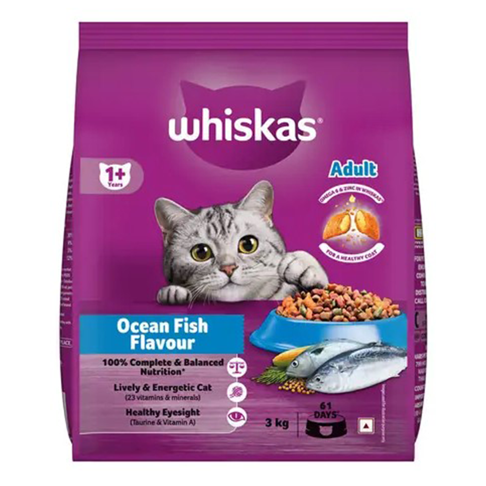 Whiskas Ocean Fish Adult Cat Dry Food